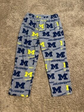 Vintage NCAA Michigan Wolverines “triple grey” pants 00s size large